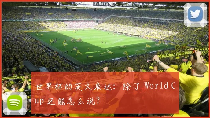 世界杯的英文表达:除了 World Cup 还能怎么说?
