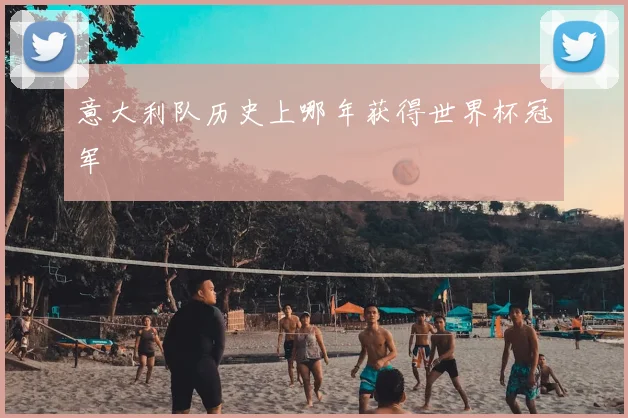 意大利队历史上哪年获得世界杯冠军